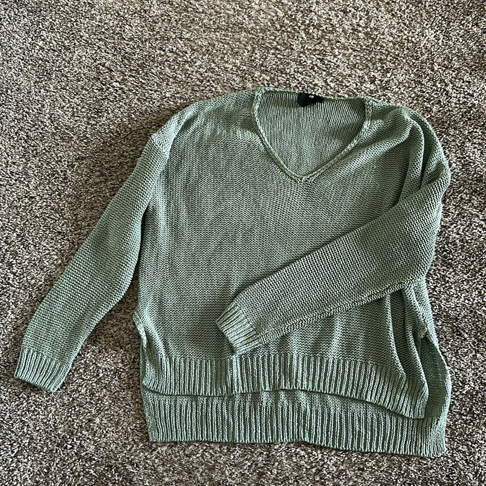 H&M Green Sweater